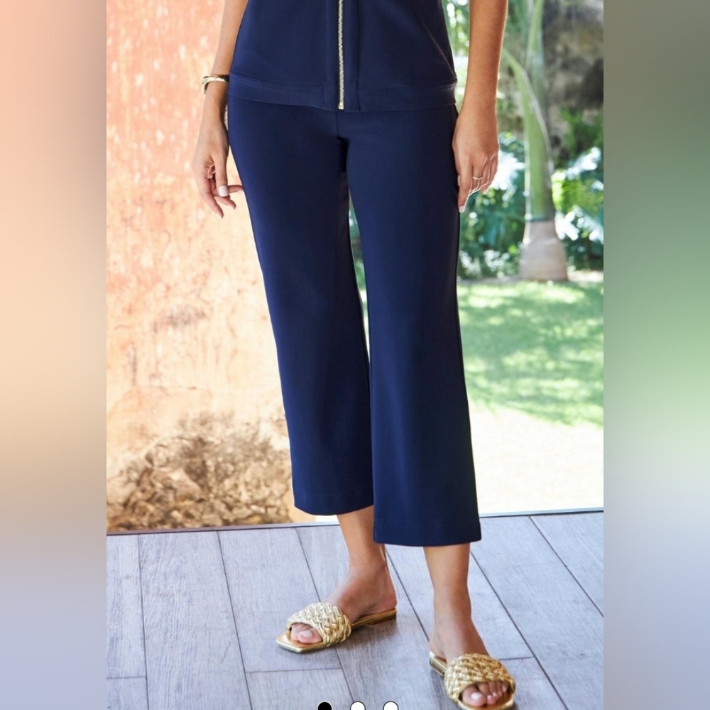 Boston Proper Beyond Travel Capri Pants Size L/XL